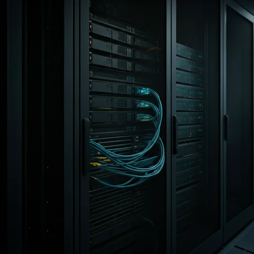 Organisierter Serverraum